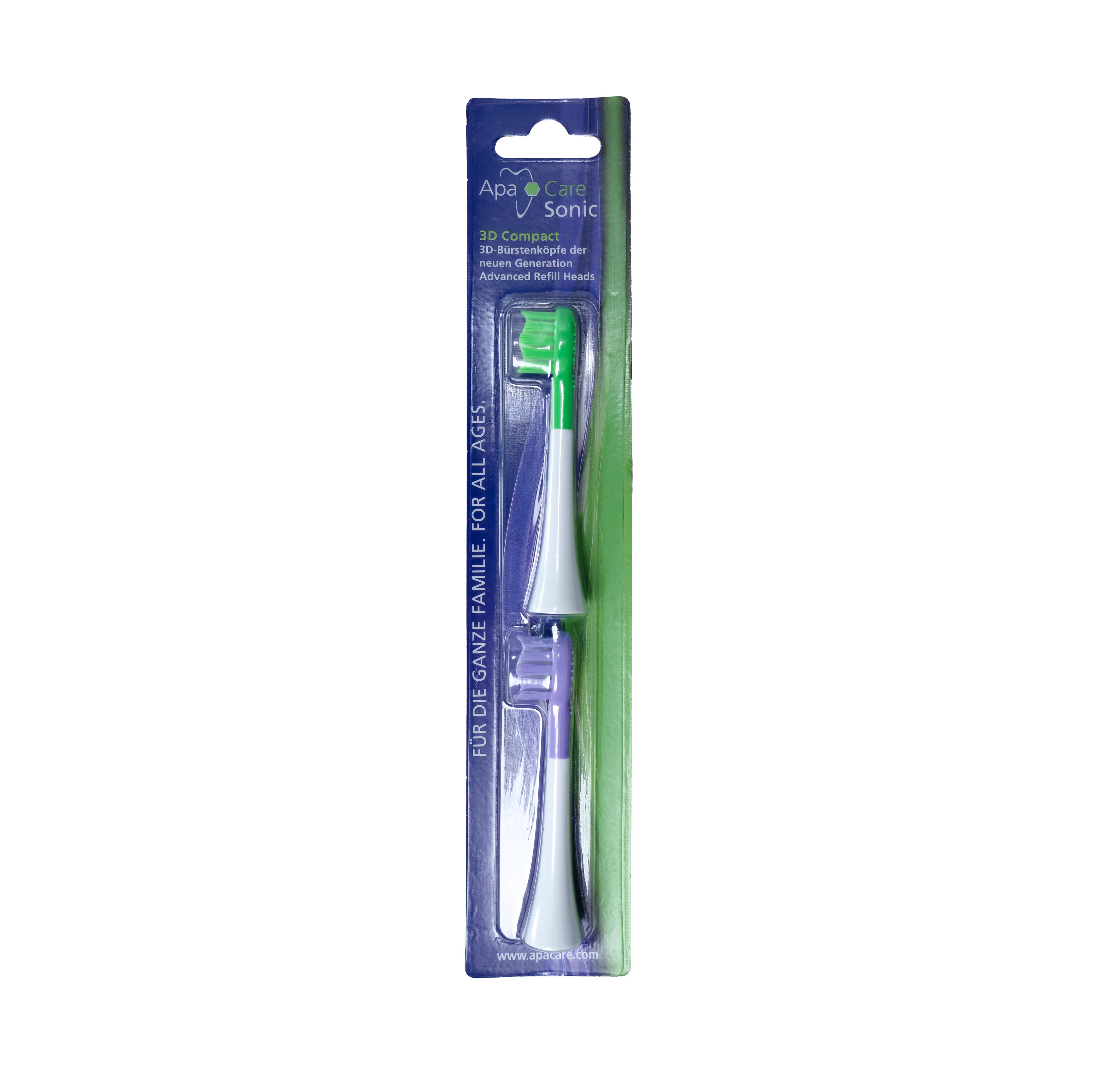 ApaCare Sonic 3D Compact Bürstenköpfe Set 2Stk